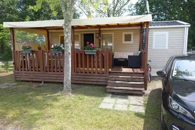 Image de Mobil home 3 chambres(2 lits 140) au bord du lac de Biscarrosse