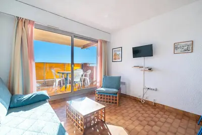 Image de Studio 4 pers. avec Wifi et vue mer, Roquebrune-Cap-Martin