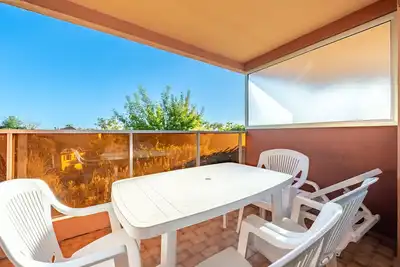 Image de Studio 4 pers. avec Wi-Fi, vue mer