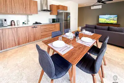 Image de New 2-Bd Apt. w/Balcony Jacuzzi in Aldea Zama