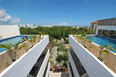 Image de Modern Tulum Condo w/ Rooftop Pool & Gym