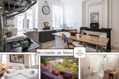 Image de Belvédère de Montmiral - Terrasse et Jardin