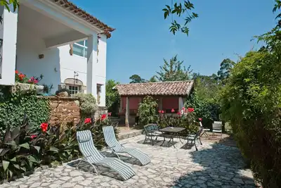 Image de Maison de vacances 'Cottage' avec vue sur les montagnes, piscine partagée et Wi-Fi