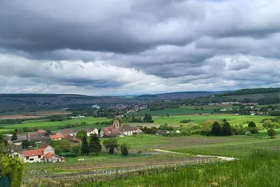 Image de Maison de vacances 'Le Coq De Champagne' avec vue sur la montagne, Wi-Fi et climatisation