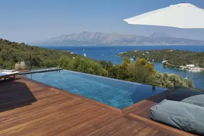 Image de Villa 'Meganisi' avec vue sur mer, Wi-Fi et climatisation