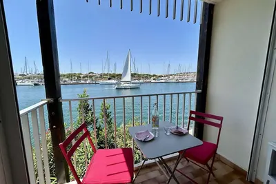 Image de Appartement T2 rénové, 4 couchages, vue port, Cap d'Agde