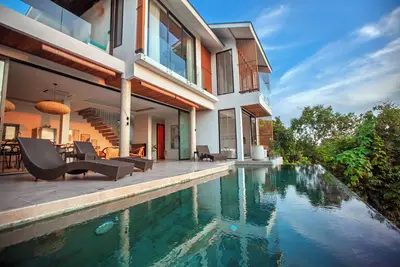 Villa Nour - 3br sea view pool luxury villa in Srithanu