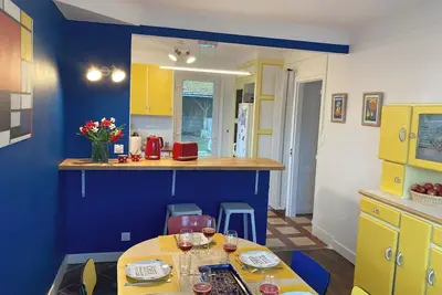 Image de Gîte Carré Vintage: Jouez avec le temps! Maison + jardin, proche Laon/Reims/A26