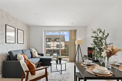 Image de Scandi Abode in Central Reading - Balcony