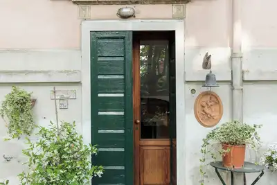Chambre bibliothèque dans villa du XIXème