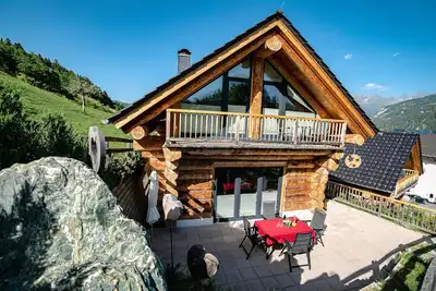 Image de Chalet 'Tyroladis Family Chalet Frommes' avec vue sur la montagne, terrasse privée et Wi-Fi