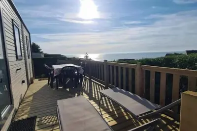 Mobil home Vue mer Piscine - Camping Equihen plage