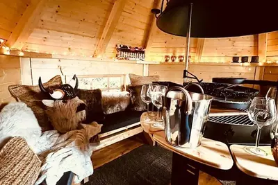 Image de Cottage-Vue sur Montagne-Salle de bain privée
