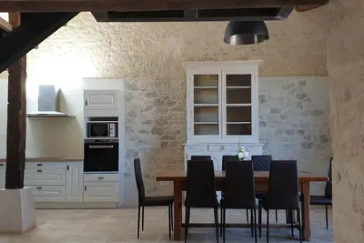 Image de La grange de Tatie -secteur privilegié -piscine privée - 11 personnes -