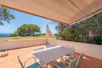 Image de Maison de vacances 'Ocean' avec vue sur la mer, piscine partagée et Wi-Fi