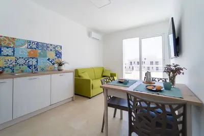 Image de Charming 40 sqm apartment, perfect for 4 people, located on the first floor of a building. The property is located inside the Borgo 81 Residence, in a quiet location and a few minutes drive from the center of Marzamemi and the main tourist destinations in