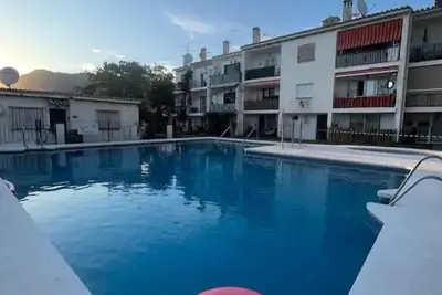 Image de Charming studio 2 minutes from the beach, with swimming pool, easy parking