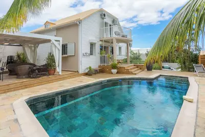 Image de Villa Le Badamier Blanc - peace, comfort and proximity to the beach