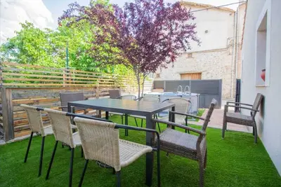 Image de Maison de vacances 'La Casa Del Maestro' avec vue sur la montagne, piscine privée et Wi-Fi