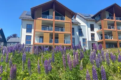 Image de Apartment in Winterberg / Neuastenberg met uniek uitzicht en tuin