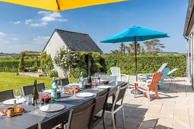 Image de Plage de goulien, maison 9 personnes