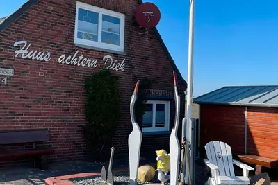 Appartement de vacances 'Huus Achtern Diek - 5' avec terrasse privée et Wi-Fi