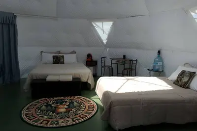 Image de Geodesic Glamping Dome with Incredible views in Plains & just 10 miles to Quinns