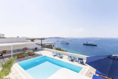 Image de Amazing Mykonos Villa | Villa Omega | 6 Bedrooms | Panoramic Sea Views |.