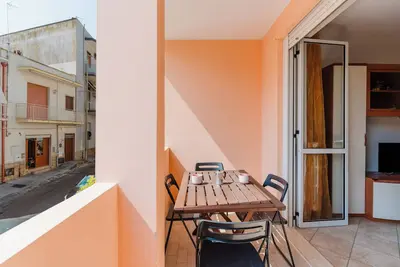 Image de Maison de vacances 'Ayra à Otranto' avec balcon, Wi-Fi et climatisation