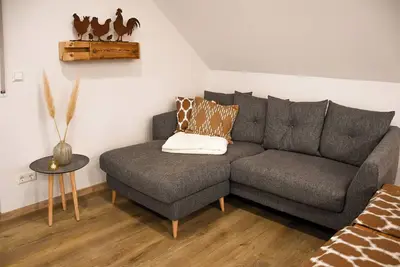 Appartement 'Hühnerstall' avec terrasse partagée, jardin partagé et Wi-Fi