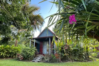Image de Gîte cosy pour 2 à Sainte-Rose, jardin créole