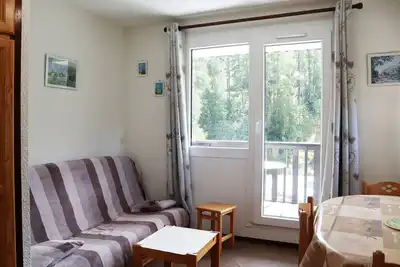 Image de Confortable studio pour 4 pers au cœur des Orres, balcon sud