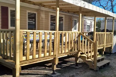 Image de Mobil-home 8 personnes situé sur le fantastique camping Siblu La Réserve, Gastes