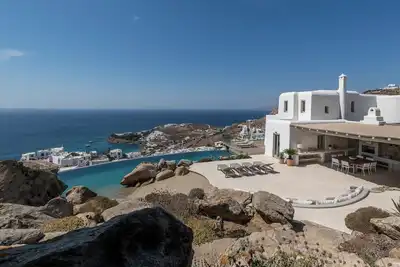 Image de Exquisite Mykonos Villa | Villa Mare Azzurro | 8 Bedrooms | Panoramic Sea Views.