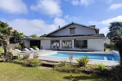 Image de Villa 6 chambres avec piscine - Ondres Plage - Au pied des pistes cyclables