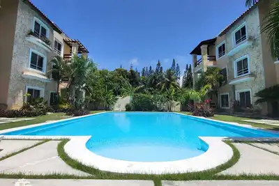 Poolside Beach Apartment in Punta Cana