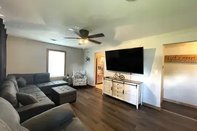 Blooming Blue Ranch House