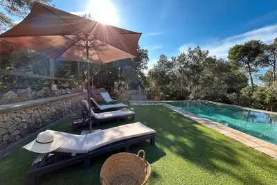 Image de Maison 'Es Collet' avec piscine privée, Wi-Fi et climatisation