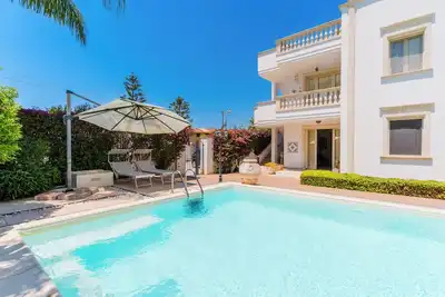 Image de Maison de vacances 'Sofia' avec piscine partagée, balcon et climatisation