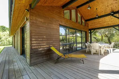 Image de Maison confortable pour 6 pers. , proche lac de Gastes