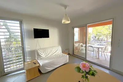 Image de Studio avec Parking et Wifi à 50m de la Plage