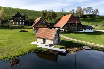 Image de Maison de vacances 'Am See Backhäusle' avec vue sur le lac, grande terrasse et Wi-Fi