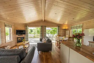 Image de Dog friendly Curlew Lodge Riverdale located in Yorkshire