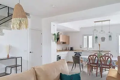 Image de Charmante maison familiale avec patio/8 couchages