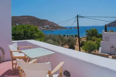 Image de Sea View Patmos 2 Bd Flat with Balcony