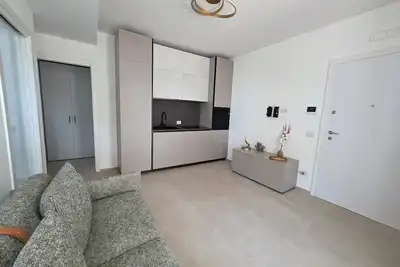 Image de Bright suite with covered terrace and sea view, Santo Spirito area