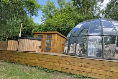 Image de Nuit insolite : Bulle insolite - Bain suédois