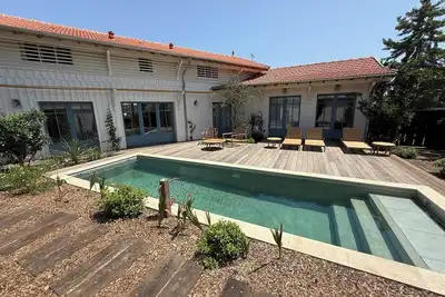 Image de Villa de charme 6ch avec piscine, à 100 mètres du Bassin d’Arcachon