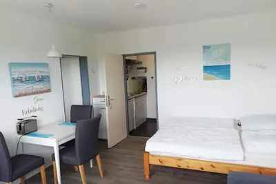 Image de Modern vacation accommodation Auszeit am Yachthafen on Fehmarn with Wlan and balcony