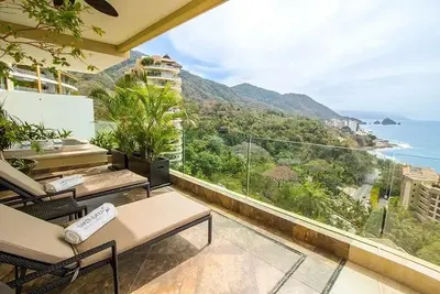 Image de 2br Luxe Villa w/Panoramic Ocean & Mountain Views at Beachfront Garza Blanca, Pv